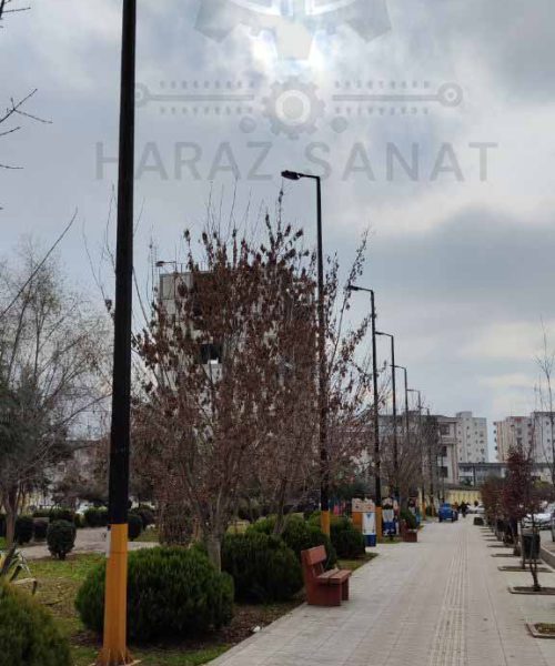 پایه-چراغ-پارکی-چندوجهی-هراز-صنعت